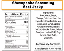 chesapeake seasoning beef jerky bags