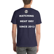 blue beef jerky shirt back