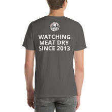 gray beef jerky shirt back