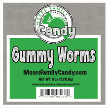 candy gummy worms bags