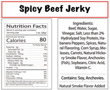spicy beef jerky bags